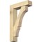Ekena Millwork Balboa Block Rough Sawn Bracket w/ Offset Brace, Douglas Fir, 6"W x 22"D x 34"H BKT0604X22X34BOA05RDF - alternate 1
